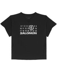 MM6 MAISON MARGIELA X SALOMON - X Salomon Logo-Print T-Shirt - Lyst