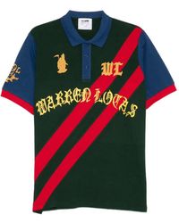 Warren Lotas - Logo-Embroidered Striped Polo Shirt - Lyst