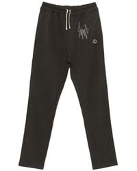 Moncler - X Rick Owens Jogger Embroidered Tapered-Leg Trousers - Lyst