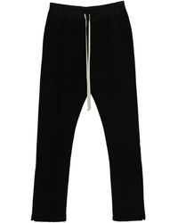 Rick Owens - Drawstring Cotton Trousers - Lyst