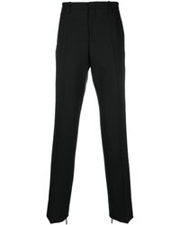 Off-White c/o Virgil Abloh - Straight Trousers With Safety Pins - Lyst