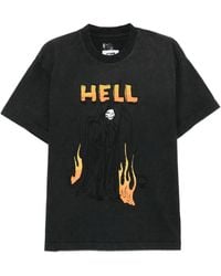 Warren Lotas - Graphic-Print Cotton T-Shirt - Lyst