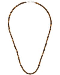 Tateossian - Nodo Beaded Necklace - Lyst