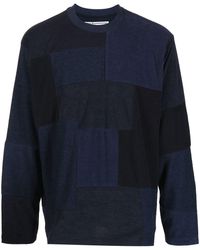 White Mountaineering - Slouchy Paneled Jumper - Lyst