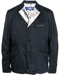 Junya Watanabe - Single-Breasted Sketch-Print Blazer - Lyst