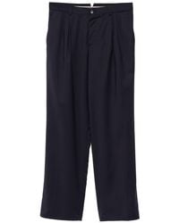 Canali - Pleated Wool Trousers - Lyst