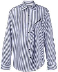 Y. Project - Logo-embroidered Striped Shirt - Lyst
