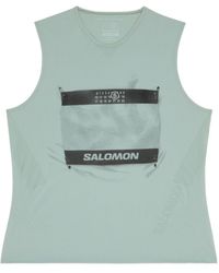 MM6 MAISON MARGIELA X SALOMON - X Salomon Logo-Print Tank Top - Lyst