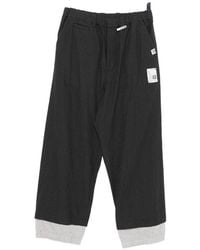 Maison Mihara Yasuhiro - Layered Wool Trousers - Lyst