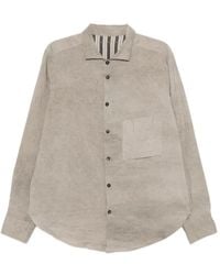 Ziggy Chen - Chest-Pocket Long-Sleeve Shirt - Lyst