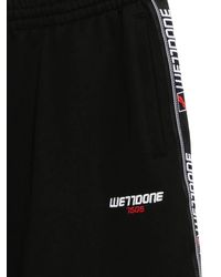 we11done - Logo-Tape Trousers - Lyst