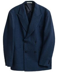 GANT - Double-Breasted Blazer - Lyst