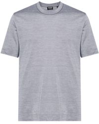 Zegna - Crew-Neck Cotton-Blend T-Shirt - Lyst