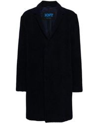 Kiton - Single-Breasted Fleece Coat - Lyst
