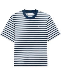 Ami Paris - Short Sleeves Boxy Fit Mariniere Teeshirt With - Lyst