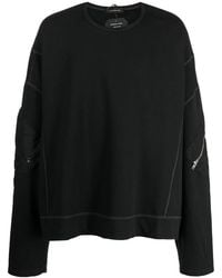 Nicolas Andreas Taralis - Oversized Cotton Sweatshirt - Lyst