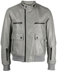 Undercover - Zip-Up Biker Jacket - Lyst