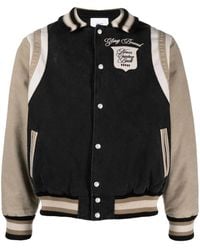 Rhude - Logo-Embroidered Canvas Bomber Jacket - Lyst