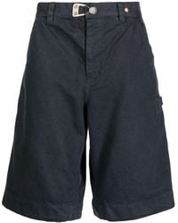 Objects IV Life - Buckle-Detail Cotton Denim Shorts - Lyst