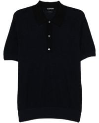 Tom Ford - Wool Polo Shirt - Lyst