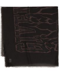 Givenchy - Logo-print Modal-cashmere Scarf - Lyst
