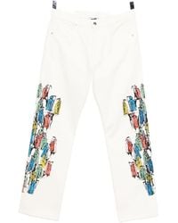 Warren Lotas - Graphic-Print Jeans - Lyst