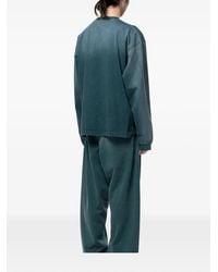 Maison Mihara Yasuhiro - Sun-Faded Like Distressed Long-Sleeve T-Shirt - Lyst