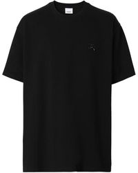 Burberry - Crystal Ekd Cotton Jersey T-shirt - Lyst