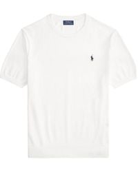 Polo Ralph Lauren - Cotton Crewneck Short-Sleeve Jumper - Lyst