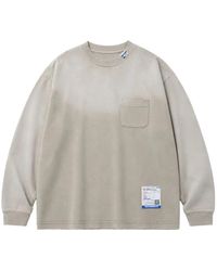 Maison Mihara Yasuhiro - Sun Faded Like Distressed Long Sleeve T-Shirt - Lyst
