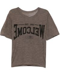 MM6 by Maison Margiela - Wool T-Shirt - Lyst