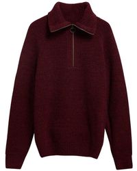 Barbour - Riggbay Wool Half-Zip Sweater - Lyst
