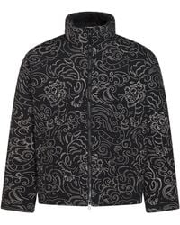 KENZO - Floral-Print Padded Jacket - Lyst