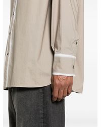 MM6 by Maison Margiela - White Trimmed Shirt - Lyst