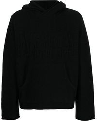 MM6 by Maison Martin Margiela - Number-motif Knitted Hoodie - Lyst