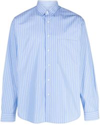 Lanvin - Striped Cotton Shirt - Men's - Cotton - Lyst