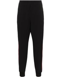 McQueen - Logo-Tape Track Pants - Lyst