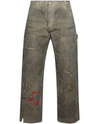 PALY - Been Thru It Distressed Panelled Trousers - Lyst