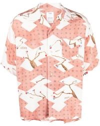 Visvim - Graphic-Print Short-Sleeve Shirt - Lyst