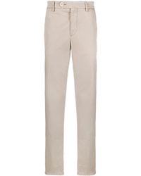 Brunello Cucinelli Straight-leg Tailored Pants - Natural