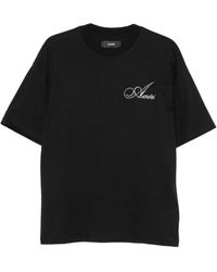 Amiri - Cryst Script Logo Lj Skate Tee - Lyst