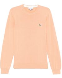 Lacoste - Logo-Patched Crew-Neck Sweater - Lyst