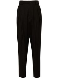 Giorgio Armani - Single-Pleat Flannel Trousers - Lyst