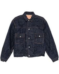Orslow - Contrast-Stitched Denim Jacket - Lyst