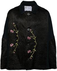 By Walid - Embroidered Single-breasted Coat - Lyst
