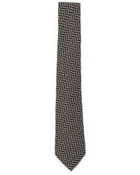 Giorgio Armani - Chevron-Pattern Silk Tie - Lyst