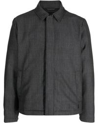 Dunhill - Plaid-check Pattern Shirt Jacket - Lyst