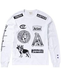 Champion - X Aries Graphic-Print Sweatshirt - Lyst