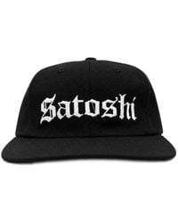Satoshi Nakamoto - Logo-Embroidered Cotton Baseball Cap - Lyst