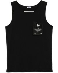 Moschino - Scoop-Neck Vest - Lyst